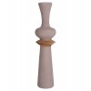 ΔΙΑΚΟΣΜΗΤΙΚΟ ΒΑΖΟ ΔΑΠΕΔΟΥ NEBULA HM4660.05L FIBER CEMENT TAUPE--ΞΥΛΟ ΤΕΑΚ Φ45x172Υεκ