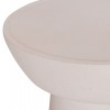 ΤΡΑΠΕΖΙ ΣΑΛΟΝΙΟΥ PIRSON HM18155.02 FIBER CEMENT ΣΕ ΛΕΥΚΟ--Φ60x36Υεκ.