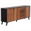 ΜΠΟΥΦΕΣ ΜΕΛΑΜΙΝΗΣ KRUDEN HM9446.11 ΜΑΥΡΟ-ΦΥΣΙΚΟ 180x40x78.6Υεκ.