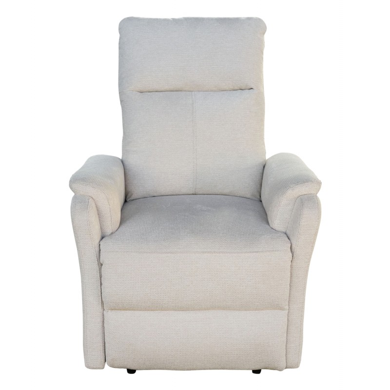 ΠΟΛΥΘΡΟΝΑ RELAX ΜΕ ΗΛΕΚΤΡΙΚΗ ΑΝΑΚΛΙΣΗ SYNTHIA HM3309.01 ΜΠΕΖ ΥΦΑΣΜΑ 75x87x102Yεκ