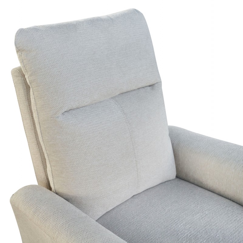 ΠΟΛΥΘΡΟΝΑ RELAX ΜΕ ΗΛΕΚΤΡΙΚΗ ΑΝΑΚΛΙΣΗ SYNTHIA HM3309.01 ΜΠΕΖ ΥΦΑΣΜΑ 75x87x102Yεκ