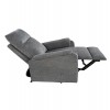 ΠΟΛΥΘΡΟΝΑ RELAX ΜΕ ΗΛΕΚΤΡΙΚΗ ΑΝΑΚΛΙΣΗ SYNTHIA HM3309.03 ΓΚΡΙ ΥΦΑΣΜΑ 75x87x102Yεκ