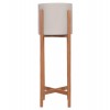 ΓΛΑΣΤΡΑ ΕΣΩΤ.ΧΩΡΟΥ RENTIL HM4684.03L FIBER CEMENT ΧΡΩΜΑ ΓΚΡΙ--ΒΑΣΗ TEAK Φ27x66Υ