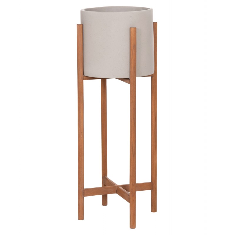 ΓΛΑΣΤΡΑ ΕΣΩΤ.ΧΩΡΟΥ RENTIL HM4684.03L FIBER CEMENT ΧΡΩΜΑ ΓΚΡΙ--ΒΑΣΗ TEAK Φ27x66Υ