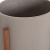 ΓΛΑΣΤΡΑ ΕΣΩΤ.ΧΩΡΟΥ RENTIL HM4684.03L FIBER CEMENT ΧΡΩΜΑ ΓΚΡΙ--ΒΑΣΗ TEAK Φ27x66Υ