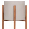 ΓΛΑΣΤΡΑ ΕΣΩΤ.ΧΩΡΟΥ RENTIL HM4684.03L FIBER CEMENT ΧΡΩΜΑ ΓΚΡΙ--ΒΑΣΗ TEAK Φ27x66Υ