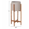 ΓΛΑΣΤΡΑ ΕΣΩΤ.ΧΩΡΟΥ RENTIL HM4684.03S FIBER CEMENT ΧΡΩΜΑ ΓΚΡΙ--ΒΑΣΗ TEAK Φ27x56Υ