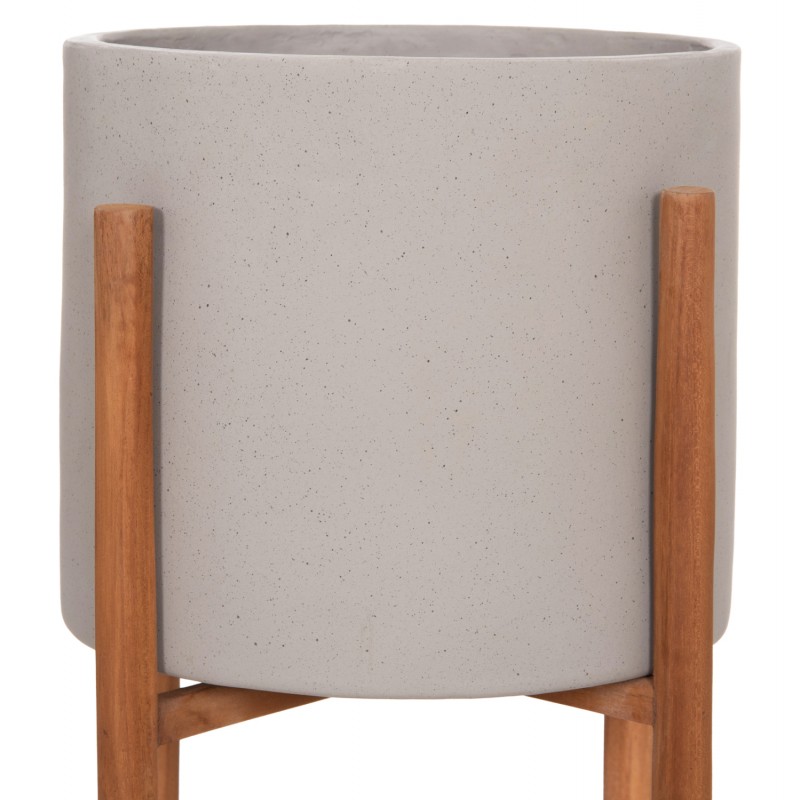 ΓΛΑΣΤΡΑ ΕΣΩΤ.ΧΩΡΟΥ RENTIL HM4684.03S FIBER CEMENT ΧΡΩΜΑ ΓΚΡΙ--ΒΑΣΗ TEAK Φ27x56Υ