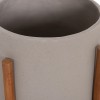 ΓΛΑΣΤΡΑ ΕΣΩΤ.ΧΩΡΟΥ RENTIL HM4684.03S FIBER CEMENT ΧΡΩΜΑ ΓΚΡΙ--ΒΑΣΗ TEAK Φ27x56Υ