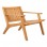 ΠΟΛΥΘΡΟΝΑ LOUNGE ARANIA HM6617 ΞΥΛΟ TEAK ΣΕ ΦΥΣΙΚΟ 65x76x70Υεκ.
