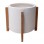 ΓΛΑΣΤΡΑ ΕΣΩΤ.ΧΩΡΟΥ HOFF HM4682.02M FIBER CEMENT ΛΕΥΚΟ-TEAK ΒΑΣΗ Φ40x39Υεκ