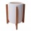 ΓΛΑΣΤΡΑ ΕΣΩΤ.ΧΩΡΟΥ HOFF HM4682.02S FIBER CEMENT ΛΕΥΚΟ-TEAK ΒΑΣΗ Φ33x42Υεκ