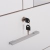 ΝΤΟΥΛΑΠΑ ΜΕ ΚΑΘΡΕΦΤΗ & ΣΥΡΤΑΡΙΑ JARRY HM2485.01 ΛΕΥΚΗ ΜΕΛΑΜΙΝΗ 119x48x183Υεκ