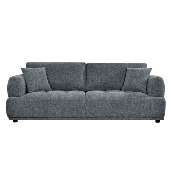 ΚΑΝΑΠΕΣ 3-ΘΕΣΙΟΣ STRUCTO HM3329.01 ΓΚΡΙ ΥΦΑΣΜΑ 227x94x88Υεκ.