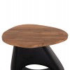 ΒΟΗΘΗΤΙΚΟ ΤΡΑΠΕΖΙ AIDA HM4692.01 FIBER CEMENT ΜΑΥΡΟ--ΞΥΛΟ TEAK TOP 47x60x59Υεκ