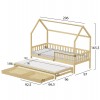 ΠΑΙΔΙΚΟ ΚΡΕΒΑΤΙ ΜΕ ΣΤΡΩΜΑΤΑ & ΣΥΡΤΑΡΙΑ PHYLLIS HM21322 ΞΥΛΟ ΠΕΥΚΟΥ 206x97x166Υεκ
