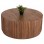 ΤΡΑΠΕΖΙ ΣΑΛΟΝΙΟΥ ΣΤΡΟΓΓΥΛΟ SEDGE HM9695 ΜΑΣΙΦ ΑΚΑΚΙΑ-ΦΥΣΙΚΟ ΧΡΩΜΑ Φ90Χ38Υεκ.