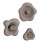 ΣΕΤ 3TMX ΕΠΙΤΟΙΧΙA ΦΩΤΙΣΤΙΚA LUXON HM10725.02 FIBER CEMENT ΣΕ ΓΚΡΙ [S-M-L]