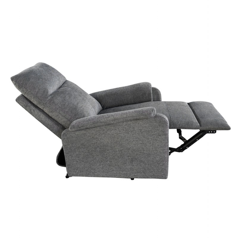 ΣΕΤ ΚΑΝΑΠΕΣ-ΠΟΛΥΘΡΟΝΑ RELAX SYNTHIA HM10735.03 ΓΚΡΙ ΥΦΑΣΜΑ-ΗΛ.ΑΝΑΚΛΙΣΗ [L]