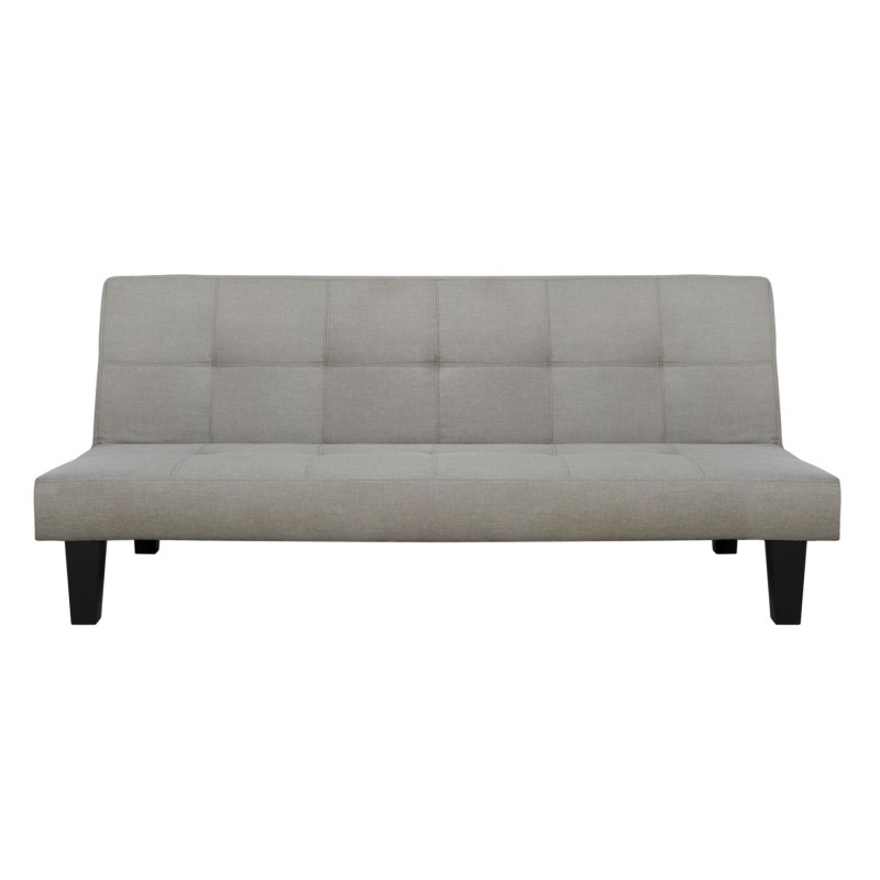 ΚΑΝΑΠΕΣ ΚΡΕΒΑΤΙ ODESSA HM3000.01 ΥΦΑΣΜΑ ΜΠΕΖ 179x80x79 εκ.