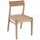 ΚΑΡΕΚΛΑ PONTUS HM9322.11 RUBBERWOOD ΜΕ ΚΑΘΙΣΜΑ ΣΧΟΙΝΙ- ΦΥΣΙΚΟ 47X52X80Υεκ.