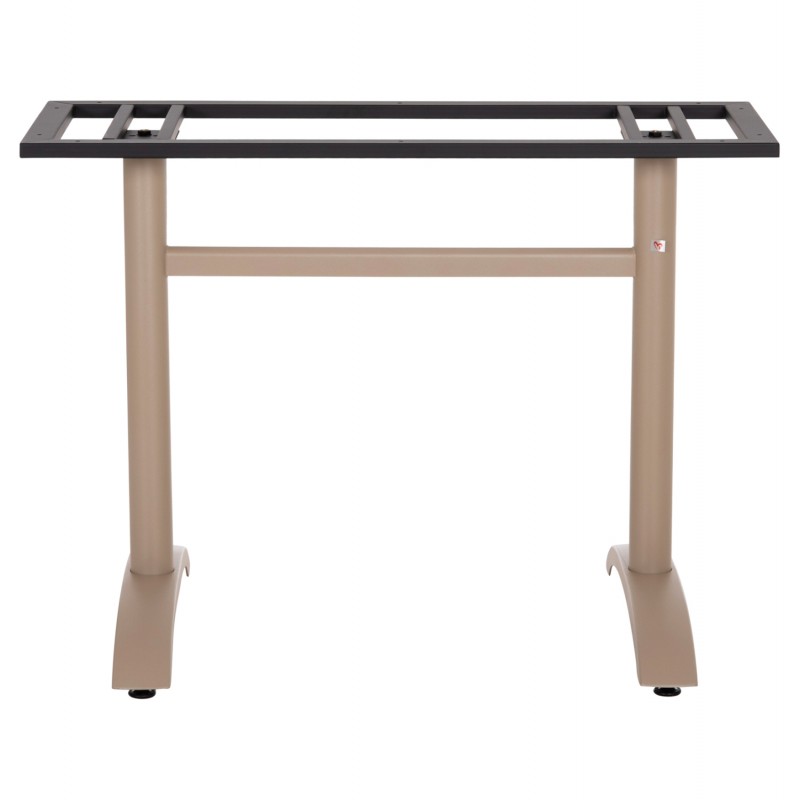 ΒΑΣΗ ΤΡΑΠΕΖΙΟΥ ΑΛΟΥΜΙΝΙΟΥ ΔΙΣΤΗΛΗ HM461.25 CAPPUCINO ΜΕ ΡΕΓΟΥΛΑΤΟΡΟΥΣ 100Χ60Χ73Υεκ.