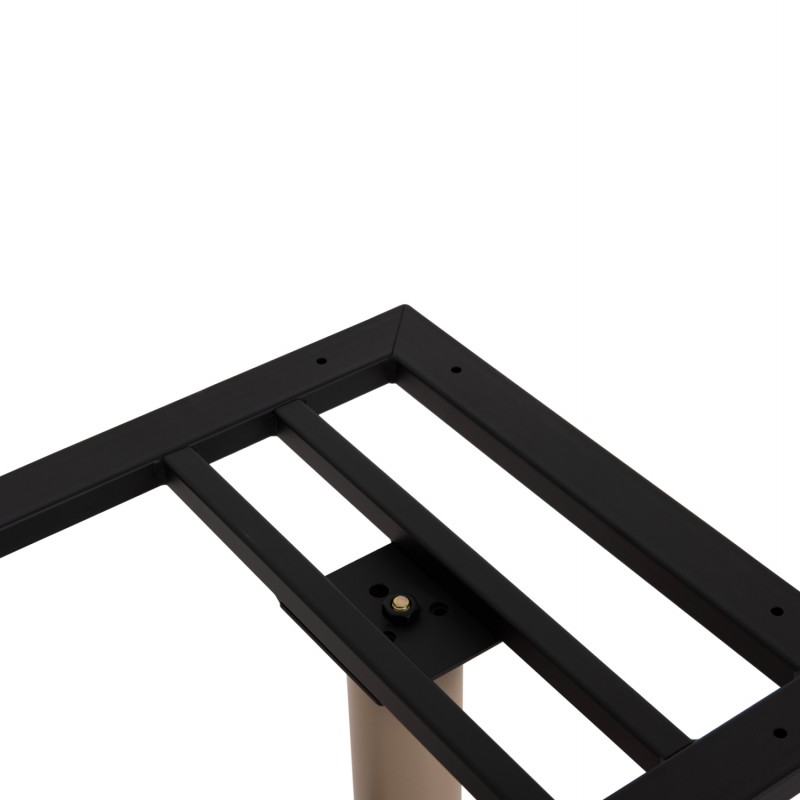 ΒΑΣΗ ΤΡΑΠΕΖΙΟΥ ΑΛΟΥΜΙΝΙΟΥ ΔΙΣΤΗΛΗ HM461.25 CAPPUCINO ΜΕ ΡΕΓΟΥΛΑΤΟΡΟΥΣ 100Χ60Χ73Υεκ.