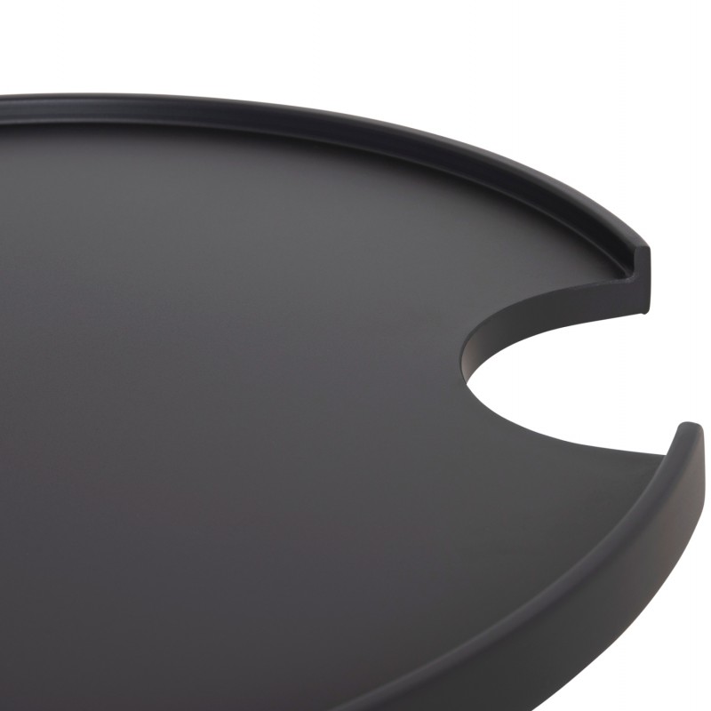 ΤΡΑΠΕΖΙ ΜΕΣΗΣ ΣΤΡΟΓΓΥΛΟ ΕΞ.ΧΩΡΟΥ TEROC HM6434.01 ΑΛΟΥΜΙΝΙΟ ΓΚΡΙ Φ70x44Υεκ