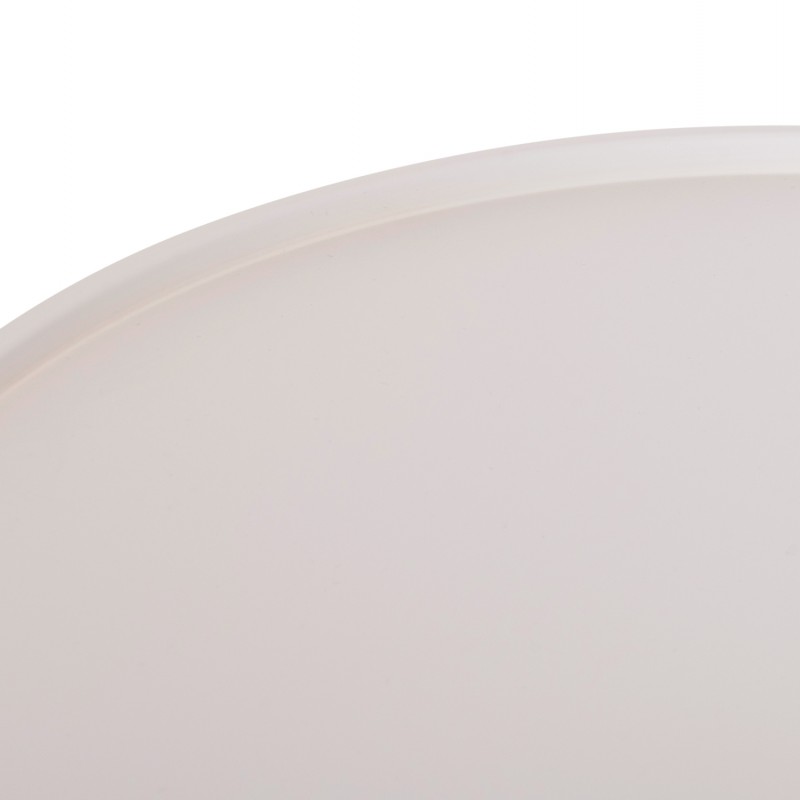 ΤΡΑΠΕΖΙ ΜΕΣΗΣ ΣΤΡΟΓΓΥΛΟ ΕΞ.ΧΩΡΟΥ TEROC HM6434.02 ΑΛΟΥΜΙΝΙΟ ΛΕΥΚΟ Φ70x44Υεκ