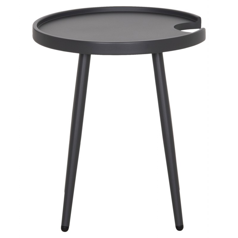 ΤΡΑΠΕΖΙ ΒΟΗΘΗΤΙΚΟ ΣΤΡΟΓΓΥΛΟ ΕΞ.ΧΩΡΟΥ TEROC HM6433.01 ΑΛΟΥΜΙΝΙΟ ΓΚΡΙ Φ47x53Υεκ