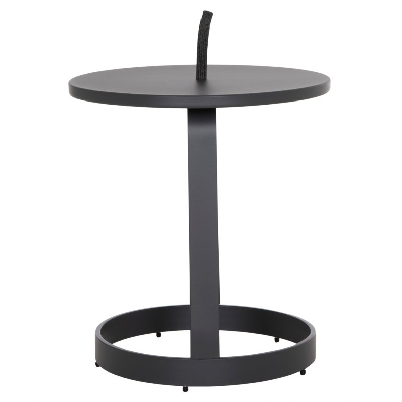 ΤΡΑΠΕΖΙ ΒΟΗΘΗΤΙΚΟ ΕΞ.ΧΩΡΟΥ MINO HM6432.01 ΑΛΟΥΜΙΝΙΟ & ΣΧΟΙΝΙ ΓΚΡΙ Φ47x53Υεκ