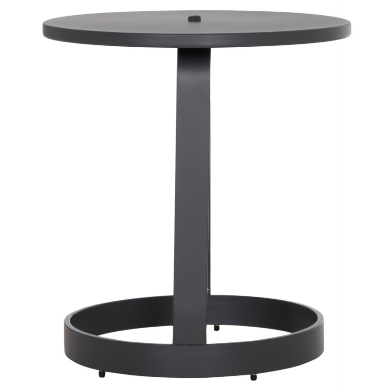 ΤΡΑΠΕΖΙ ΒΟΗΘΗΤΙΚΟ ΕΞ.ΧΩΡΟΥ MINO HM6432.01 ΑΛΟΥΜΙΝΙΟ & ΣΧΟΙΝΙ ΓΚΡΙ Φ47x53Υεκ