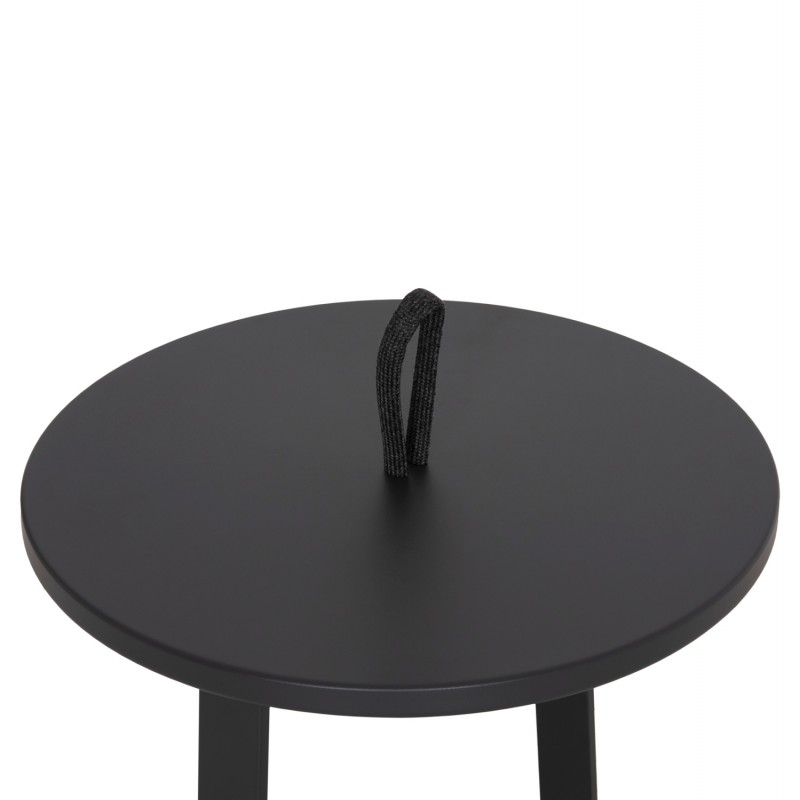 ΤΡΑΠΕΖΙ ΒΟΗΘΗΤΙΚΟ ΕΞ.ΧΩΡΟΥ MINO HM6432.01 ΑΛΟΥΜΙΝΙΟ & ΣΧΟΙΝΙ ΓΚΡΙ Φ47x53Υεκ