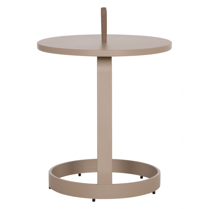 ΤΡΑΠΕΖΙ ΒΟΗΘΗΤΙΚΟ ΕΞ.ΧΩΡΟΥ MINO HM6432.03 ΑΛΟΥΜΙΝΙΟ & ΣΧΟΙΝΙ ΚΑΠΟΥΤΣΙΝΟ Φ47x53Υεκ