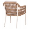 ΠΟΛΥΘΡΟΝΑ BOXER HM6556.02 ΑΛΟΥΜΙΝΙΟ & OLEFIN ΜΠΕΖ-TWIST WICKER 58x60x80Yεκ