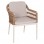 ΠΟΛΥΘΡΟΝΑ BOXER HM6556.02 ΑΛΟΥΜΙΝΙΟ & OLEFIN ΜΠΕΖ-TWIST WICKER 58x60x80Yεκ