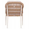ΠΟΛΥΘΡΟΝΑ BOXER HM6556.02 ΑΛΟΥΜΙΝΙΟ & OLEFIN ΜΠΕΖ-TWIST WICKER 58x60x80Yεκ