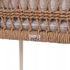 ΠΟΛΥΘΡΟΝΑ BOXER HM6556.02 ΑΛΟΥΜΙΝΙΟ & OLEFIN ΜΠΕΖ-TWIST WICKER 58x60x80Yεκ