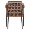 ΠΟΛΥΘΡΟΝΑ BOXER HM6556.01 ΑΛΟΥΜΙΝΙΟ & OLEFIN ΓΚΡΙ-TWIST WICKER 58x60x80Yεκ