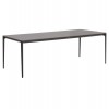 ΤΡΑΠΕΖΙ ΤΡΑΠΕΖΑΡΙΑΣ STAD HM6558.01 ΓΚΡΙ ΑΛΟΥΜΙΝΙΟ & SINTERED STONE TOP 220x100x75Υεκ