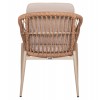 ΠΟΛΥΘΡΟΝΑ ΑΛΟΥΜΙΝΙΟΥ GALDIN HM6272.03 ΚΑΠΟΥΤΣΙΝΟ-P.E.RATTAN-ΜΠΕΖ ΥΦΑΣΜΑ 65x60x76Υεκ