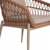 ΠΟΛΥΘΡΟΝΑ ΑΛΟΥΜΙΝΙΟΥ GALDIN HM6272.03 ΚΑΠΟΥΤΣΙΝΟ-P.E.RATTAN-ΜΠΕΖ ΥΦΑΣΜΑ 65x60x76Υεκ