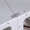 ΠΥΡΓΟΣ ΕΚΜΑΘΗΣΗΣ ΜΕ ΠΙΝΑΚΑ RICKI HM18345.03 ΞΥΛΟ ΠΕΥΚΟΥ ΛΕΥΚΟ/ΓΚΡΙ 37x40x84Υεκ