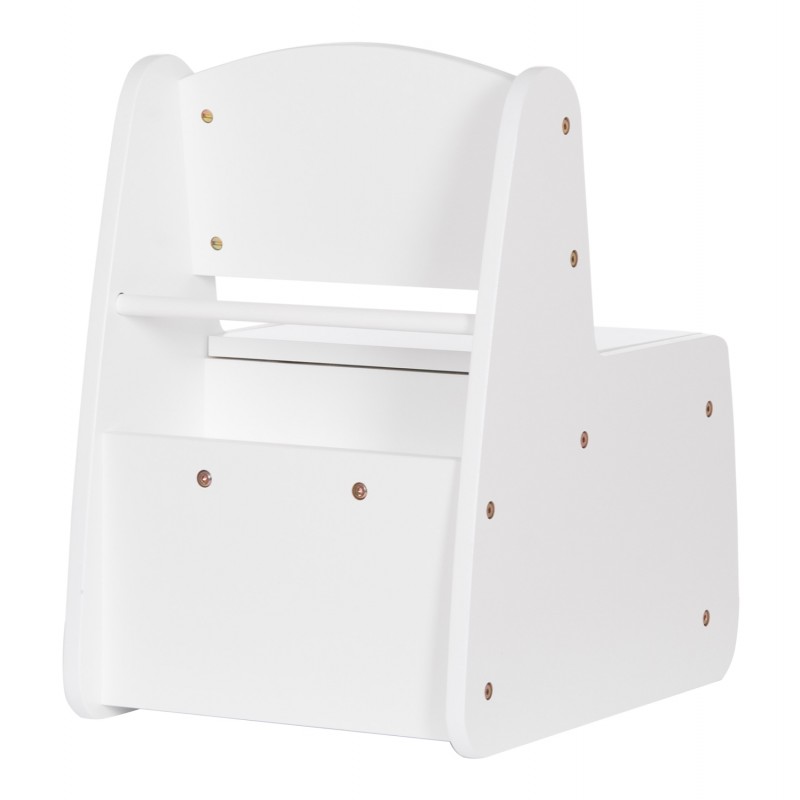 ΠΑΙΔΙΚΟ ΚΑΡΕΚΛΑΚΙ ΜΕ ΑΠΟΘ.ΧΩΡΟ RICKI HM18343.03 ΚΟΝΤΡΑΠΛΑΚΕ/MDF ΛΕΥΚΟ 33x43x47Υεκ