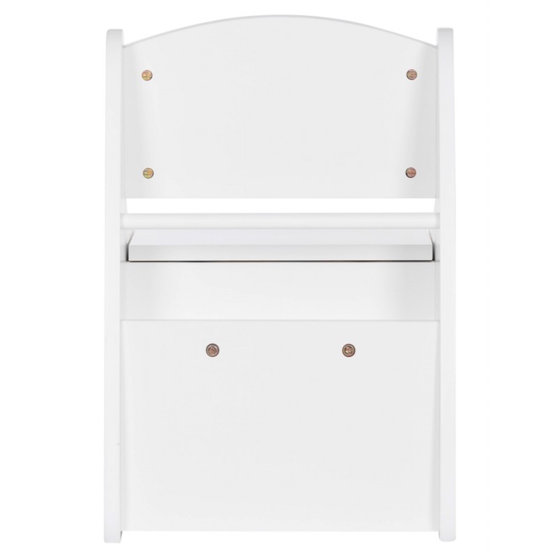 ΠΑΙΔΙΚΟ ΚΑΡΕΚΛΑΚΙ ΜΕ ΑΠΟΘ.ΧΩΡΟ RICKI HM18343.03 ΚΟΝΤΡΑΠΛΑΚΕ/MDF ΛΕΥΚΟ 33x43x47Υεκ