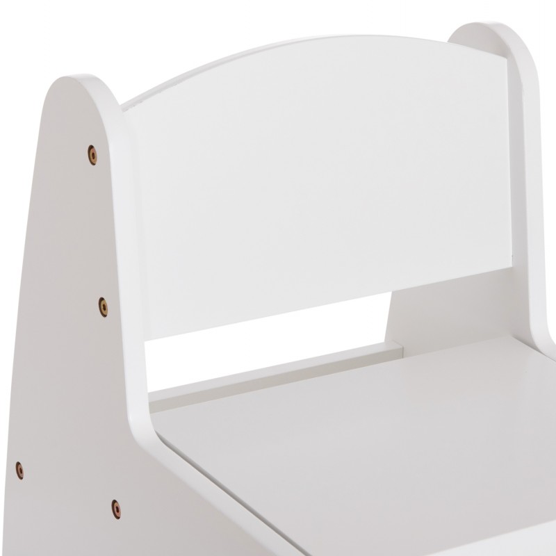 ΠΑΙΔΙΚΟ ΚΑΡΕΚΛΑΚΙ ΜΕ ΑΠΟΘ.ΧΩΡΟ RICKI HM18343.03 ΚΟΝΤΡΑΠΛΑΚΕ/MDF ΛΕΥΚΟ 33x43x47Υεκ