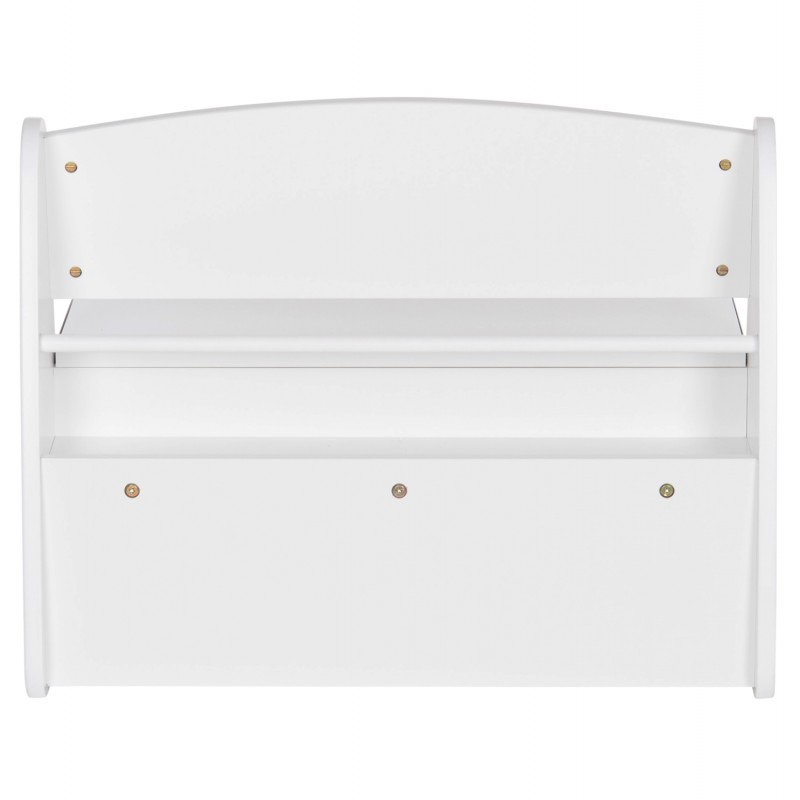 ΠΑΓΚΑΚΙ ΠΑΙΔΙΚΟ ΜΕ ΑΠΟΘ.ΧΩΡΟ RICKI HM18342.03 MDF & ΚΟΝΤΡΑΠΛΑΚΕ ΛΕΥΚΟ 63x43x47Υεκ