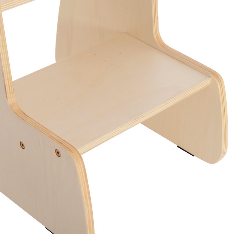 ΠΑΙΔΙΚΗ ΣΚΑΛΑ/ΣΚΑΜΠΟ RICKI HM18340.01 MDF & ΚΟΝΤΡΑΠΛΑΚΕ ΦΥΣΙΚΟ 33x43.5x40.5Υεκ