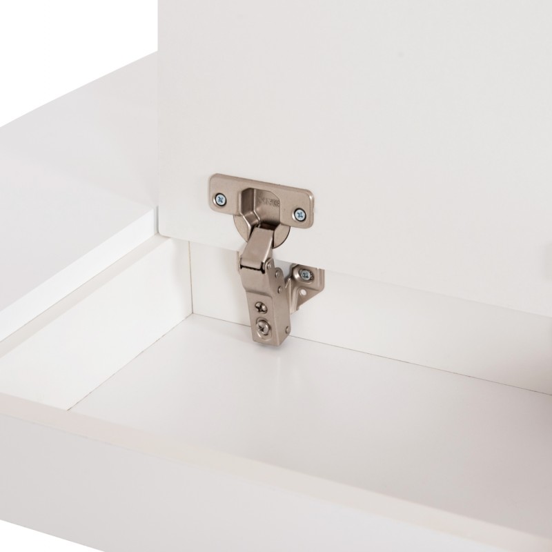 ΤΡΑΠΕΖΑΚΙ ΠΑΙΔΙΚΟ ΜΕ ΑΠΟΘ.ΧΩΡΟΥΣ RICKI HM18339.03 MDF & ΣΥΜΗΔΑ ΣΕ ΛΕΥΚΟ 65x65x47Υεκ