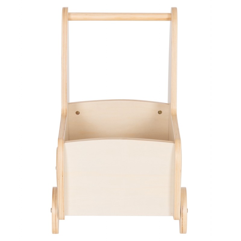 ΠΑΙΔΙΚΟ ΤΡΟΛΕΥ/ΚΑΡΟΤΣΑΚΙ RICKI HM18341.01 MDF & ΚΟΝΤΡΑΠΛΑΚΕ ΦΥΣΙΚΟ 33x45x50Υεκ